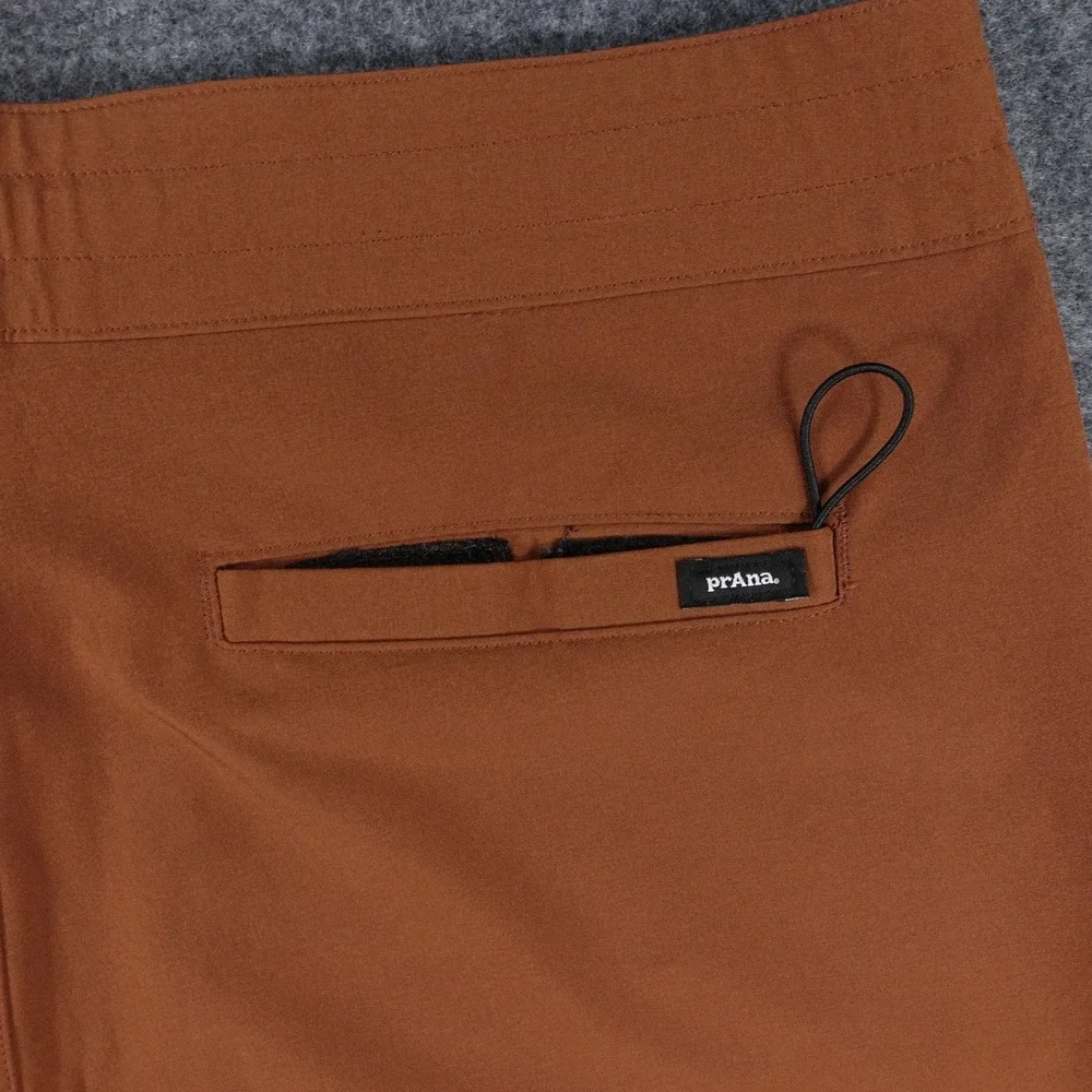 prAna Board Shorts Mens 28 Quick Dry Surf Swim Rust Brown